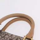 Christian Dior Trotter Canvas Hand Bag Brown Gold Auth ka6338V-14
