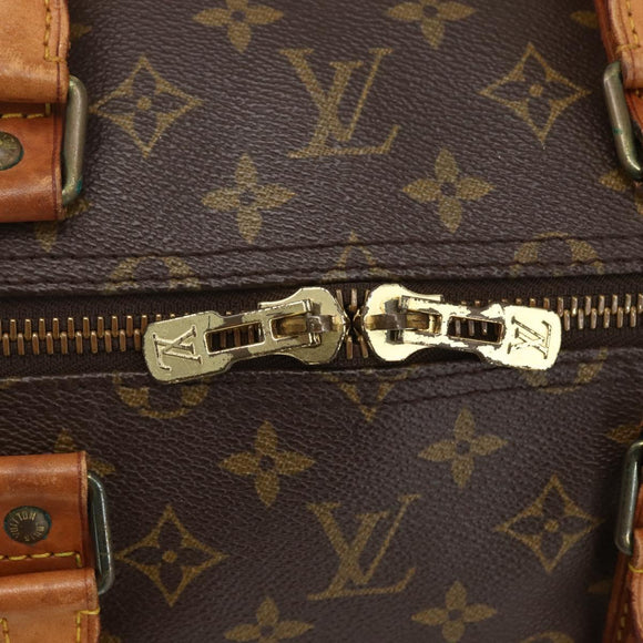 LOUIS VUITTON Monogram Keepall 55 Boston Bag M41424 LV Auth ka634