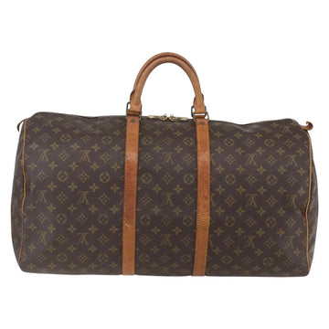 LOUIS VUITTON Monogram Keepall 55 Boston Bag M41424 LV Auth ka634 - 0