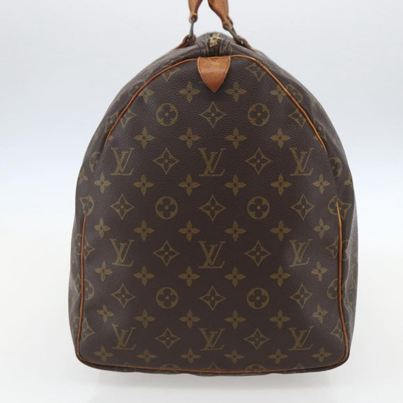 LOUIS VUITTON Monogram Keepall 55 Boston Bag M41424 LV Auth ka634