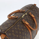 LOUIS VUITTON Monogram Keepall 55 Boston Bag M41424 LV Auth ka634-6