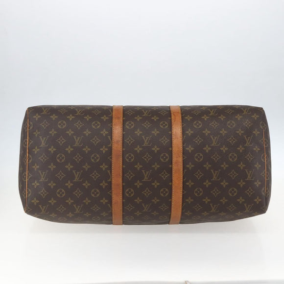 LOUIS VUITTON Monogram Keepall 55 Boston Bag M41424 LV Auth ka634