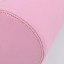BALENCIAGA Wave XS Hand Bag Canvas 2way Pink Silver 619979 Auth ka6340V-19