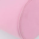 BALENCIAGA Wave XS Hand Bag Canvas 2way Pink Silver 619979 Auth ka6340V-20