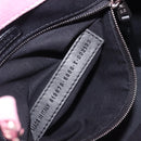 BALENCIAGA Wave XS Hand Bag Canvas 2way Pink Silver 619979 Auth ka6340V-12