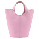 BALENCIAGA Wave XS Hand Bag Canvas 2way Pink Silver 619979 Auth ka6340V-2