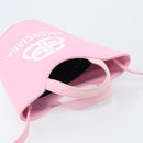 BALENCIAGA Wave XS Hand Bag Canvas 2way Pink Silver 619979 Auth ka6340V-6