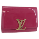 LOUIS VUITTON Pochette Louise EW Clutch Bag Rose Andian M94270 LV Auth ka6341-1
