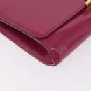 LOUIS VUITTON Pochette Louise EW Clutch Bag Rose Andian M94270 LV Auth ka6341-14