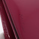 LOUIS VUITTON Pochette Louise EW Clutch Bag Rose Andian M94270 LV Auth ka6341-9
