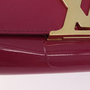 LOUIS VUITTON Pochette Louise EW Clutch Bag Rose Andian M94270 LV Auth ka6341-10