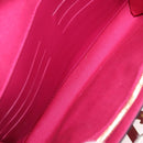 LOUIS VUITTON Pochette Louise EW Clutch Bag Rose Andian M94270 LV Auth ka6341-11