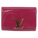 LOUIS VUITTON Pochette Louise EW Clutch Bag Rose Andian M94270 LV Auth ka6341-13