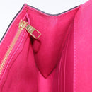 LOUIS VUITTON Pochette Louise EW Clutch Bag Rose Andian M94270 LV Auth ka6341-22