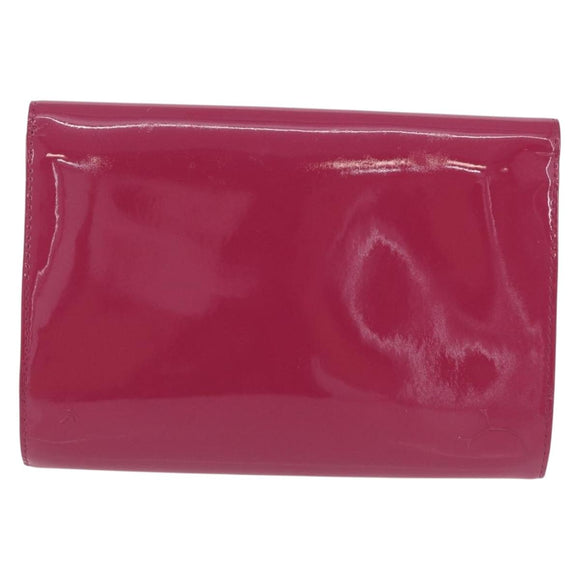 LOUIS VUITTON Pochette Louise EW Clutch Bag Rose Andian M94270 LV Auth ka6341