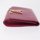 LOUIS VUITTON Pochette Louise EW Clutch Bag Rose Andian M94270 LV Auth ka6341-5