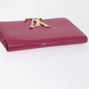 LOUIS VUITTON Pochette Louise EW Clutch Bag Rose Andian M94270 LV Auth ka6341-7
