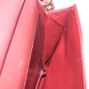 CARTIER Must Line Shoulder Bag Leather Bordeaux Gold Auth ka6344-21