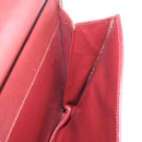 CARTIER Must Line Shoulder Bag Leather Bordeaux Gold Auth ka6344-26