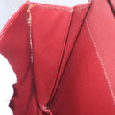CARTIER Must Line Shoulder Bag Leather Bordeaux Gold Auth ka6344-27