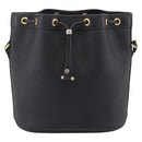 Christian Dior Honeycomb Canvas Shoulder Bag PVC Black Gold Auth ka6345-13