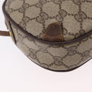 GUCCI GG Supreme Web Sherry Line Bag PVC Beige Gold 89 02 066 Auth ka6349-16
