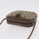 GUCCI GG Supreme Web Sherry Line Bag PVC Beige Gold 89 02 066 Auth ka6349-6