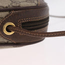 GUCCI GG Supreme Web Sherry Line Bag PVC Beige Gold 89 02 066 Auth ka6349-9