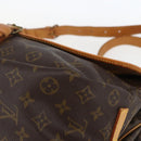 LOUIS VUITTON Monogram Saumur 35 Shoulder Bag M42254 LV Auth ka635-14