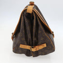 LOUIS VUITTON Monogram Saumur 35 Shoulder Bag M42254 LV Auth ka635-3