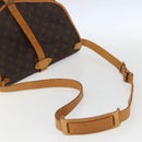 LOUIS VUITTON Monogram Saumur 35 Shoulder Bag M42254 LV Auth ka635-7