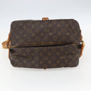 LOUIS VUITTON Monogram Saumur 35 Shoulder Bag M42254 LV Auth ka635-5
