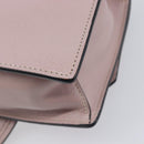 Miu Miu Madras Bijoux Shoulder Bag Leather Pink Gold Auth ka6350V-18