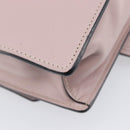 Miu Miu Madras Bijoux Shoulder Bag Leather Pink Gold Auth ka6350V-19