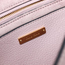 Miu Miu Madras Bijoux Shoulder Bag Leather Pink Gold Auth ka6350V-25