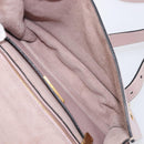 Miu Miu Madras Bijoux Shoulder Bag Leather Pink Gold Auth ka6350V-11