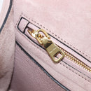 Miu Miu Madras Bijoux Shoulder Bag Leather Pink Gold Auth ka6350V-28