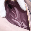 Miu Miu Madras Bijoux Shoulder Bag Leather Pink Gold Auth ka6350V-29