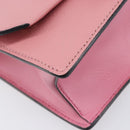 Miu Miu Madras Bijoux Shoulder Bag Leather Pink Gold Auth ka6353V-16