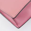 Miu Miu Madras Bijoux Shoulder Bag Leather Pink Gold Auth ka6353V-18