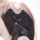 BOTTEGA VENETA INTRECCIATO Shoulder Bag Leather Beige Gold Auth ka6354-23