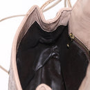 BOTTEGA VENETA INTRECCIATO Shoulder Bag Leather Beige Gold Auth ka6354-24