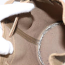 GUCCI GG Plus Supreme Shoulder Bag PVC Beige Gold Auth ka6356-19