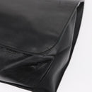 GUCCI Shoulder Bag Leather Black Silver 001 3167 Auth ka636-15