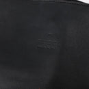 GUCCI Shoulder Bag Leather Black Silver 001 3167 Auth ka636-17