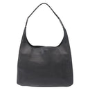 GUCCI Shoulder Bag Leather Black Silver 001 3167 Auth ka636-13