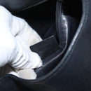 GUCCI Shoulder Bag Leather Black Silver 001 3167 Auth ka636-12