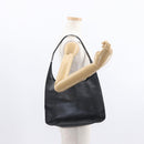 GUCCI Shoulder Bag Leather Black Silver 001 3167 Auth ka636-23