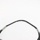 GUCCI Shoulder Bag Leather Black Silver 001 3167 Auth ka636-8