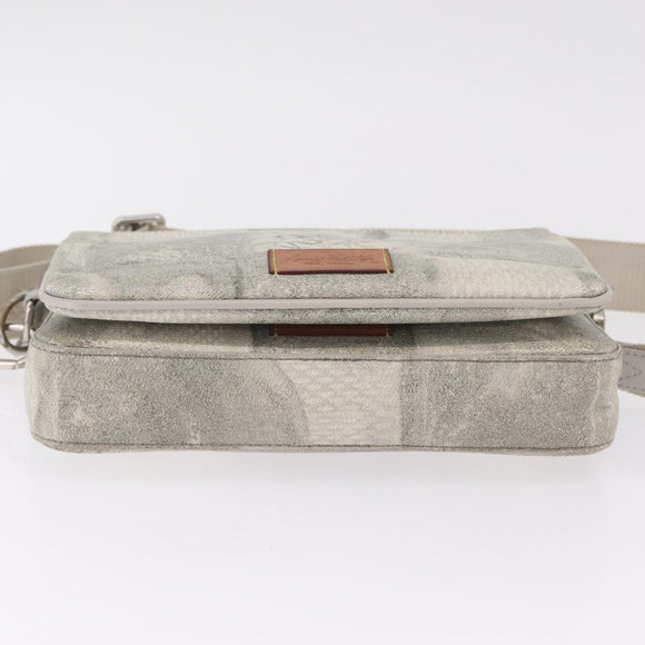 LOUIS VUITTON Damier Salt Trio Messenger Bag White N50068 LV Auth ka6360